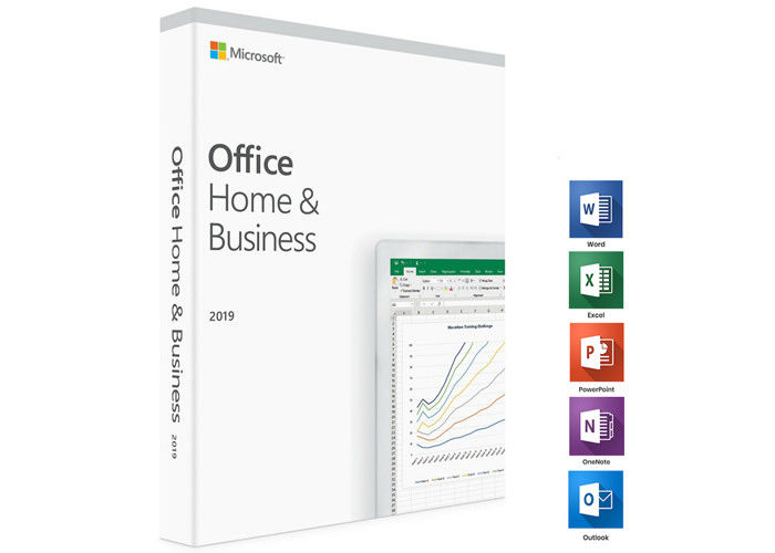 OEM inglés 2019 del Office Home y del negocio, Office Home y medios del DVD de Microsoft del negocio para la PC