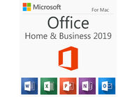 Activación en línea Microsoft Office etiqueta engomada original casera y del negocio de 2019 de la llave del COA de la licencia