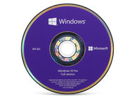 Activación profesional de la licencia del triunfo 10 auténticos FPP del DVD del pedazo del paquete 64 del OEM del software de Microsoft Windows 10 favorables