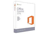 Licencia estándar auténtica de la caja FPP de la venta al por menor del DVD del código dominante de Microsoft Office 2016 para la PC