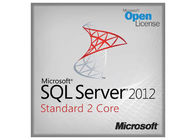 Transferencia directa de software al por menor de Microsoft del paquete del OEM del DVD del estándar de la llave 2012 del SQL Server de Microsoft