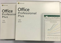 Más del profesional de Microsoft Office 2019 para la venta al por menor del paquete del DVD de la licencia 64bit de la llave del producto de Windows